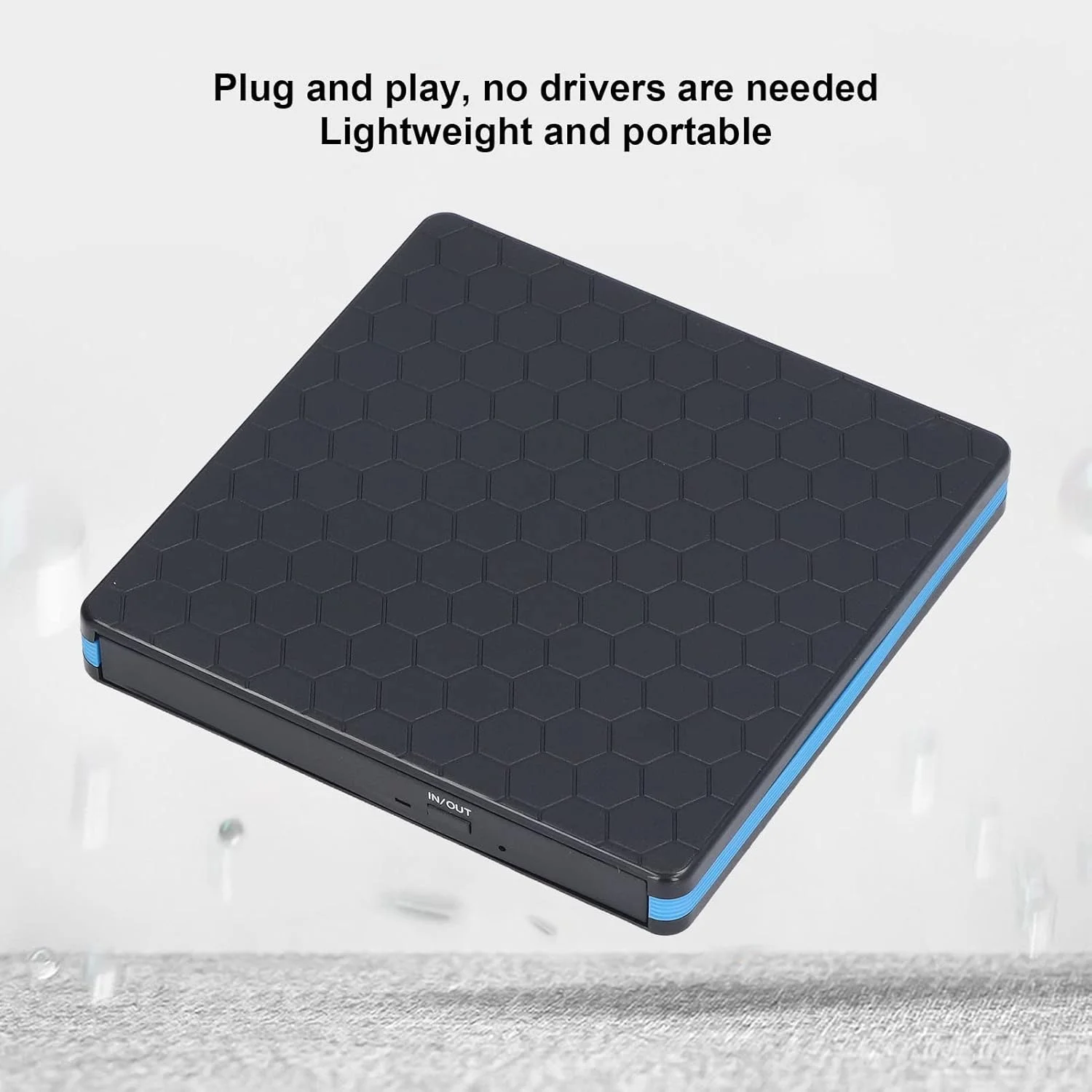 درایو DVD اکسترنال، سازگاری قوی CD DVD VCD USB3.0 USB2.0 Type C اتصال و پخش DVD برای ابزار PC