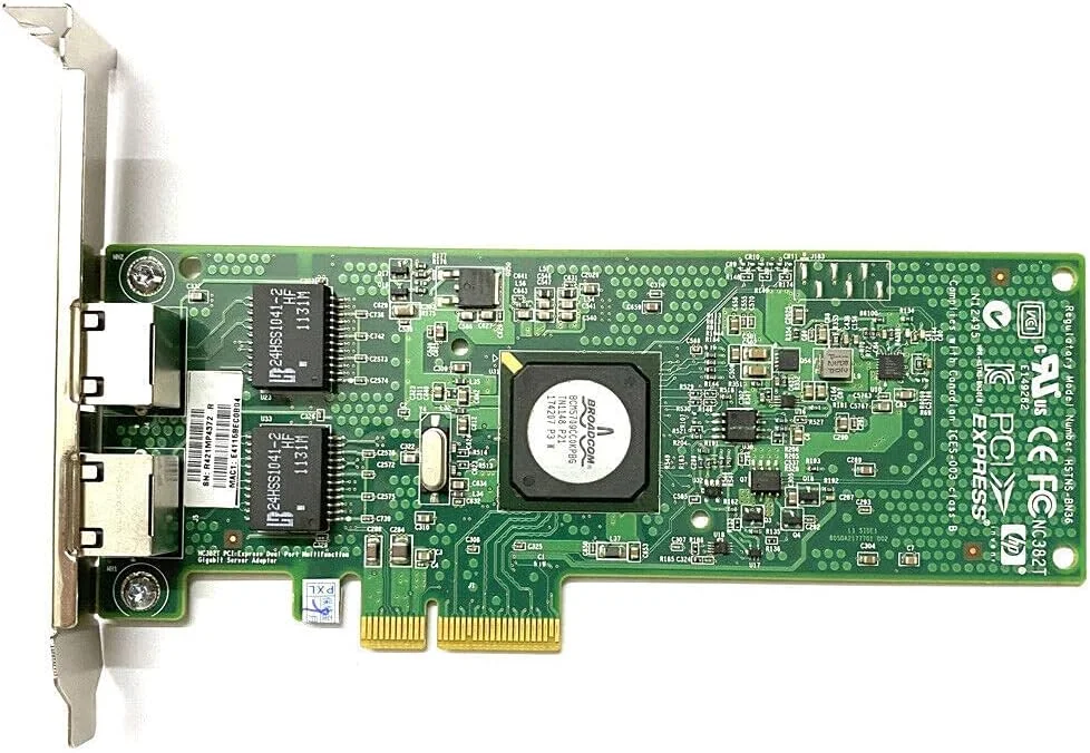 کارت شبکه دو پورت گیگابیتی NC382T PCI-E مدل 453055 / 458491-001
