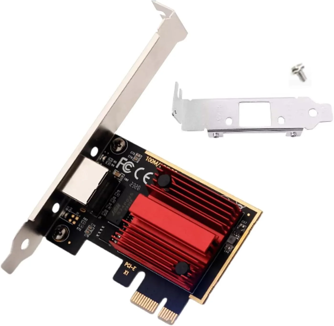 کارت آداپتور شبکه PCI-E x1 به RJ45 RTL8125 تا 2.5 گیگابیت بر ثانیه انتقال داده پشتیبانی از PCI-E x4 x8 x16 استاندارد IEEE 802.3