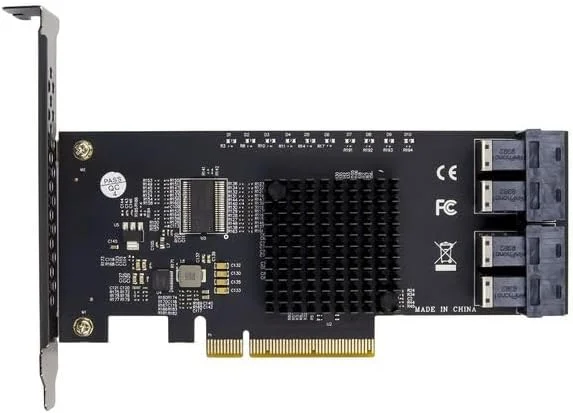 لوازم جانبی کامپیوتر و لپ تاپ PCI-E PEX8724 4-U.2 SFF8643 از برند Microconnect