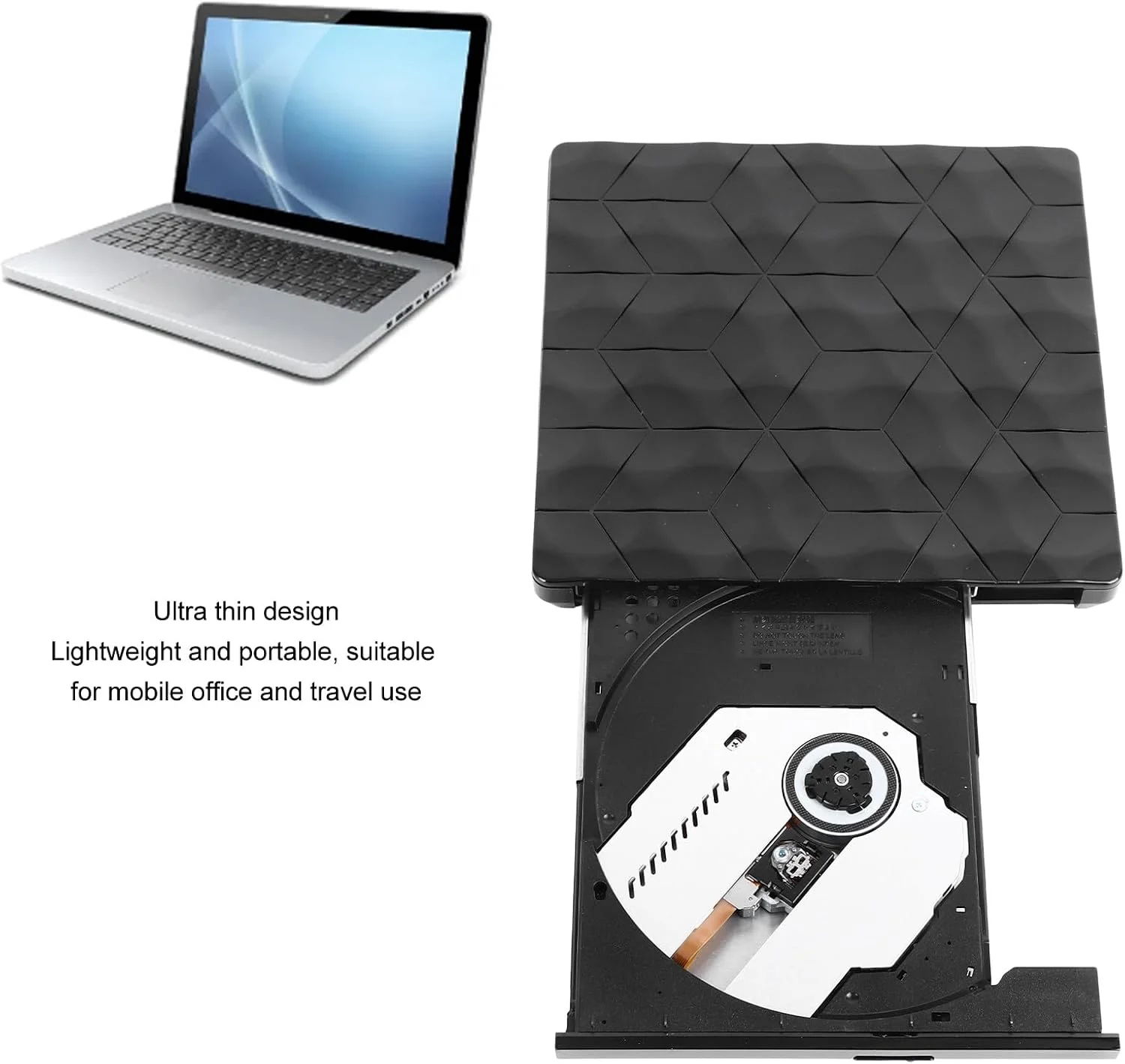 درایو DVD اکسترنال USB 3.0، پلیر و رایتِر DVD حرفه ای با سرعت انتقال داده بالا، اتصال آسان برای لپ تاپ و کامپیوتر