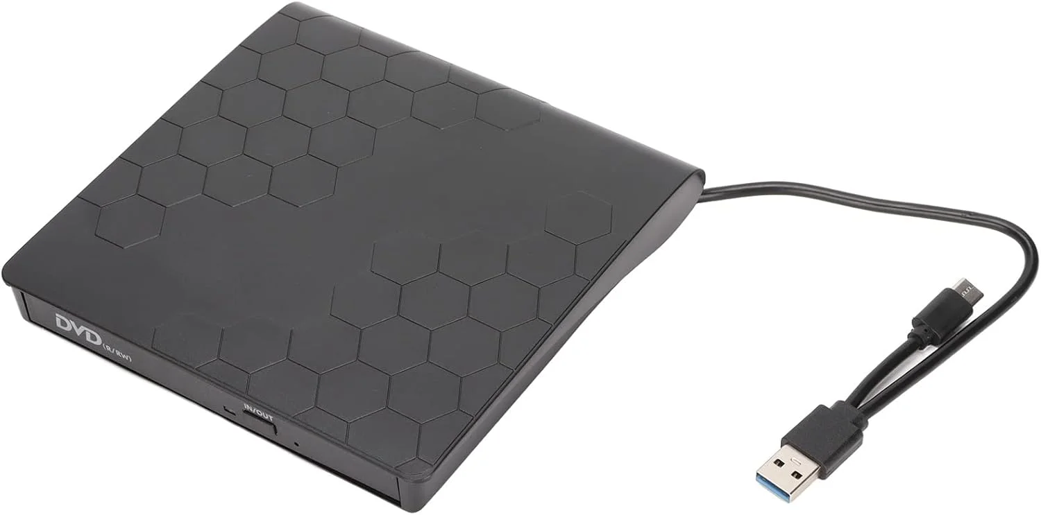 درایو نوری اکسترنال CD DVD، درایو DVD فوق العاده نازک قابل حمل USB 3.0، رایتر CD قابل حمل، پخش کننده DVD، درایو DVD اکسترنال USB 3.0 برای مک بوک پرو، ویندوز 10 و لینوکس درایو نوری اکسترنال CD DVD، درایو DVD فوق العاده نازک قابل حمل USB 3.0، رایتر CD قابل حمل، پخش کننده DVD، درایو DVD اکسترنال USB 3.0 برای مک بوک پرو، ویندوز 10 و لینوکس