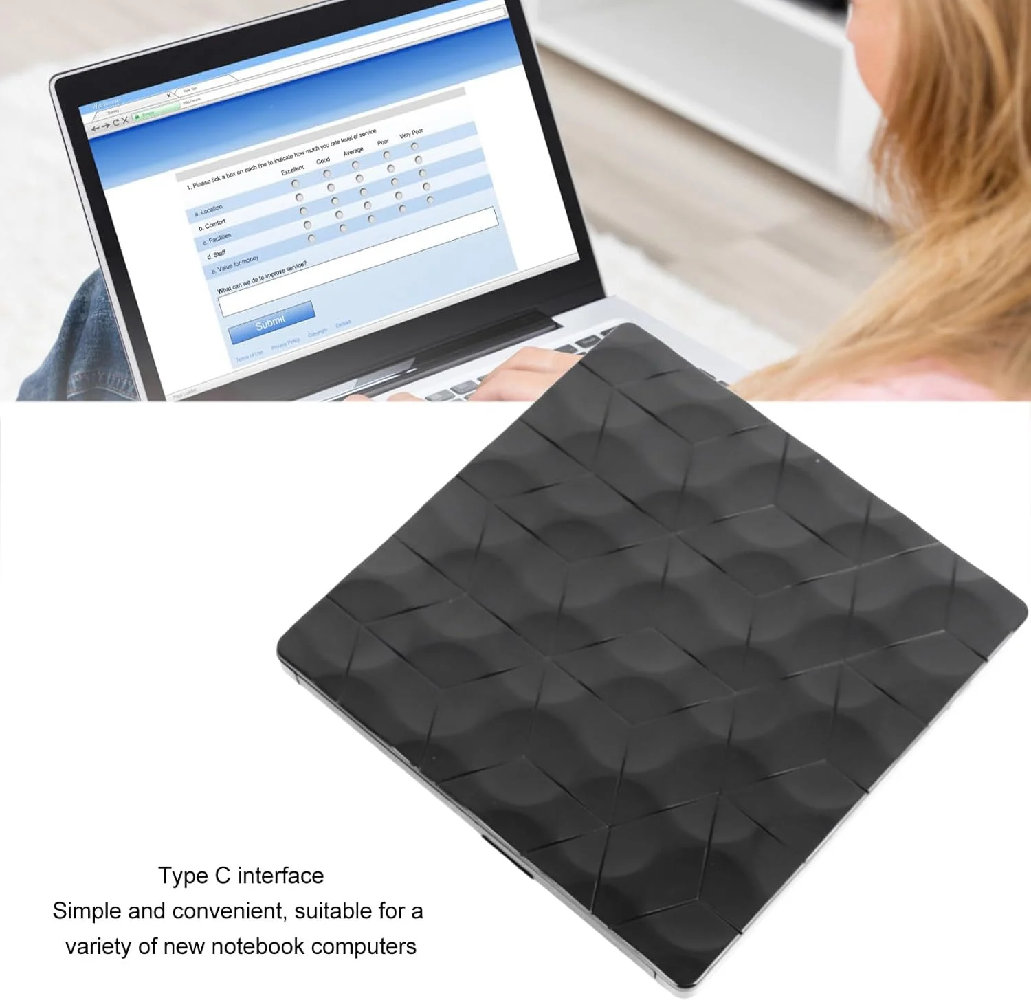 درایو DVD اکسترنال USB 3.0، پلیر و رایتِر DVD حرفه ای با سرعت انتقال داده بالا، اتصال آسان برای لپ تاپ و کامپیوتر