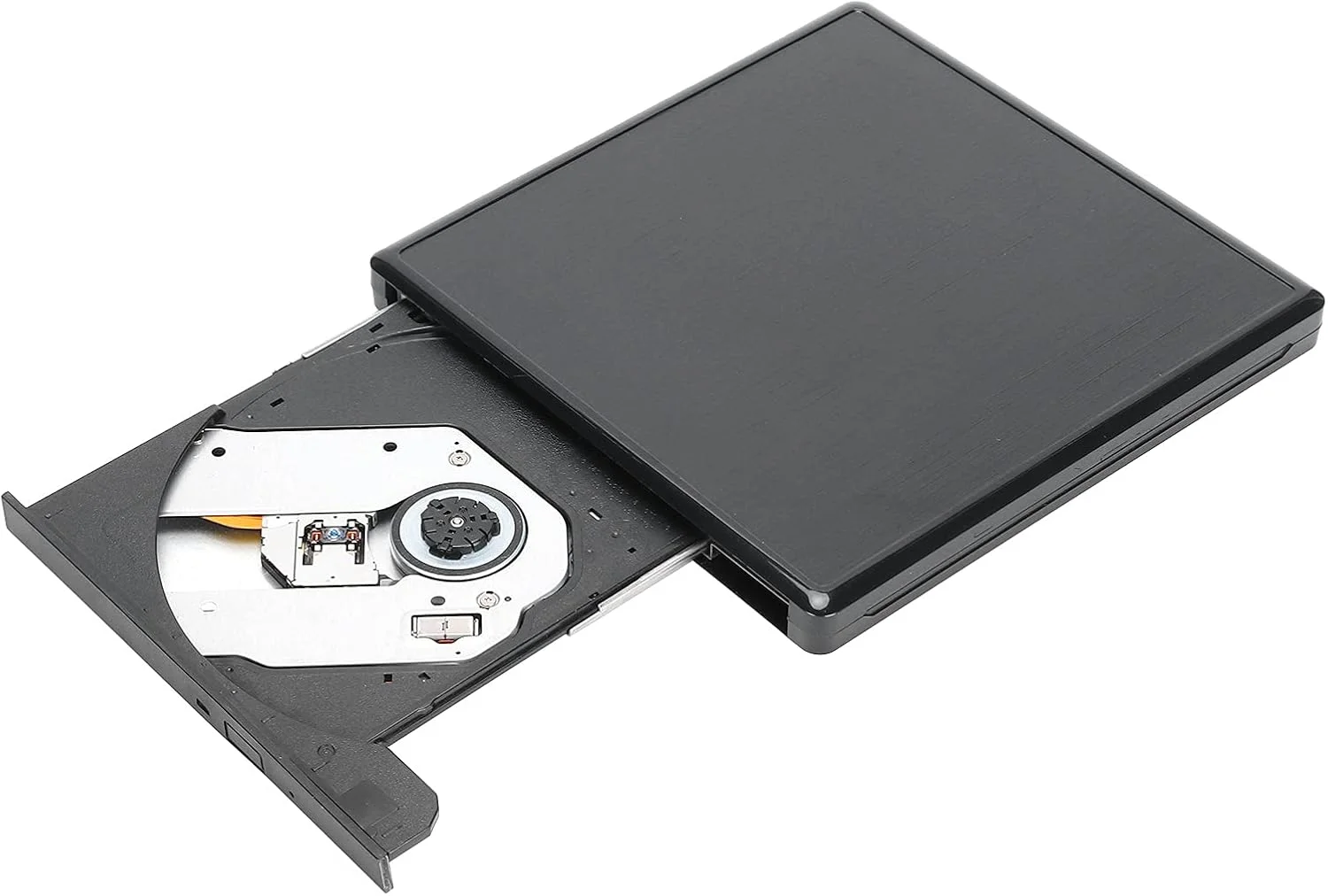 درایو DVD اکسترنال، USB 3.0 قابل حمل DVD/CD برای لپ تاپ CD ROM رایتر، درایو نوری اکسترنال موبایل با رابط دوگانه USB 3.0 و Type-C، سازگار با لپ تاپ و کامپیوتر رومیزی