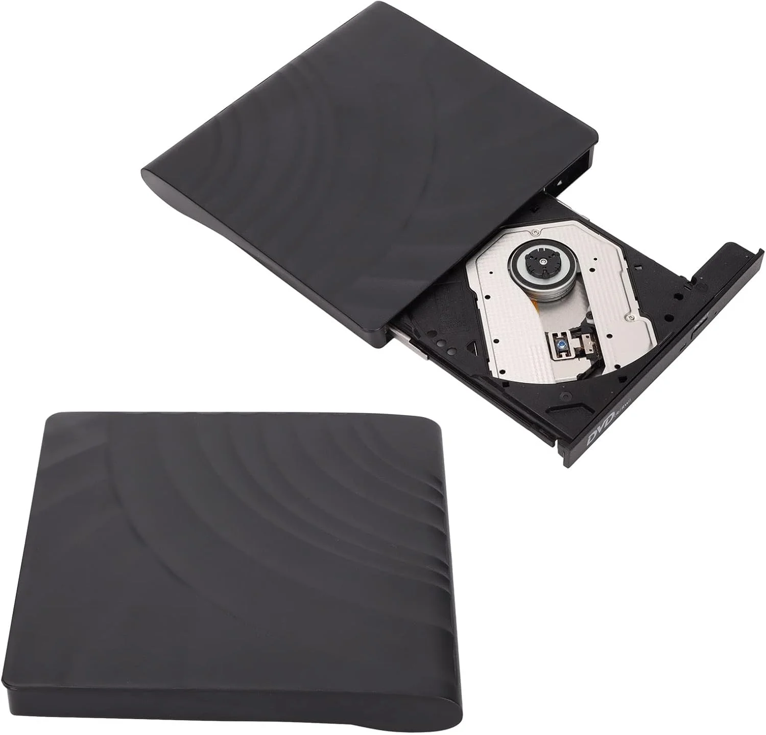 درایو DVD اکسترنال، USB 3.0 Type C قابل حمل CD DVD RW درایو نوری DVD Player Burner Rewriter، برای Macbook Pro Air، برای ویندوز لینوکس OS X