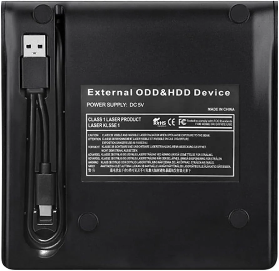 درایو نوری اکسترنال CD DVD، درایو قابل حمل USB 3.0 Type-C، رایتر و پلیر DVD CD RW، درایو اکسترنال دیسک نوری برای لپ تاپ، کامپیوتر، PC، مک، IOS، ویندوز 11/10/8/7/XP/Linux/Vista