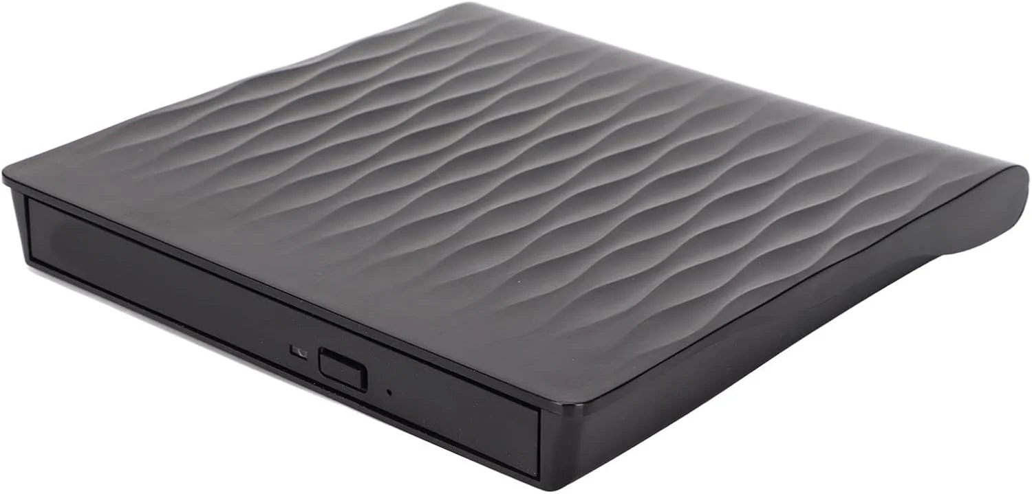 درایو DVD اکسترنال، درایو CD/DVD/RW قابل حمل USB 3.0 / طراحی سبک وزن و مقاوم در برابر ضربه برای لپ تاپ