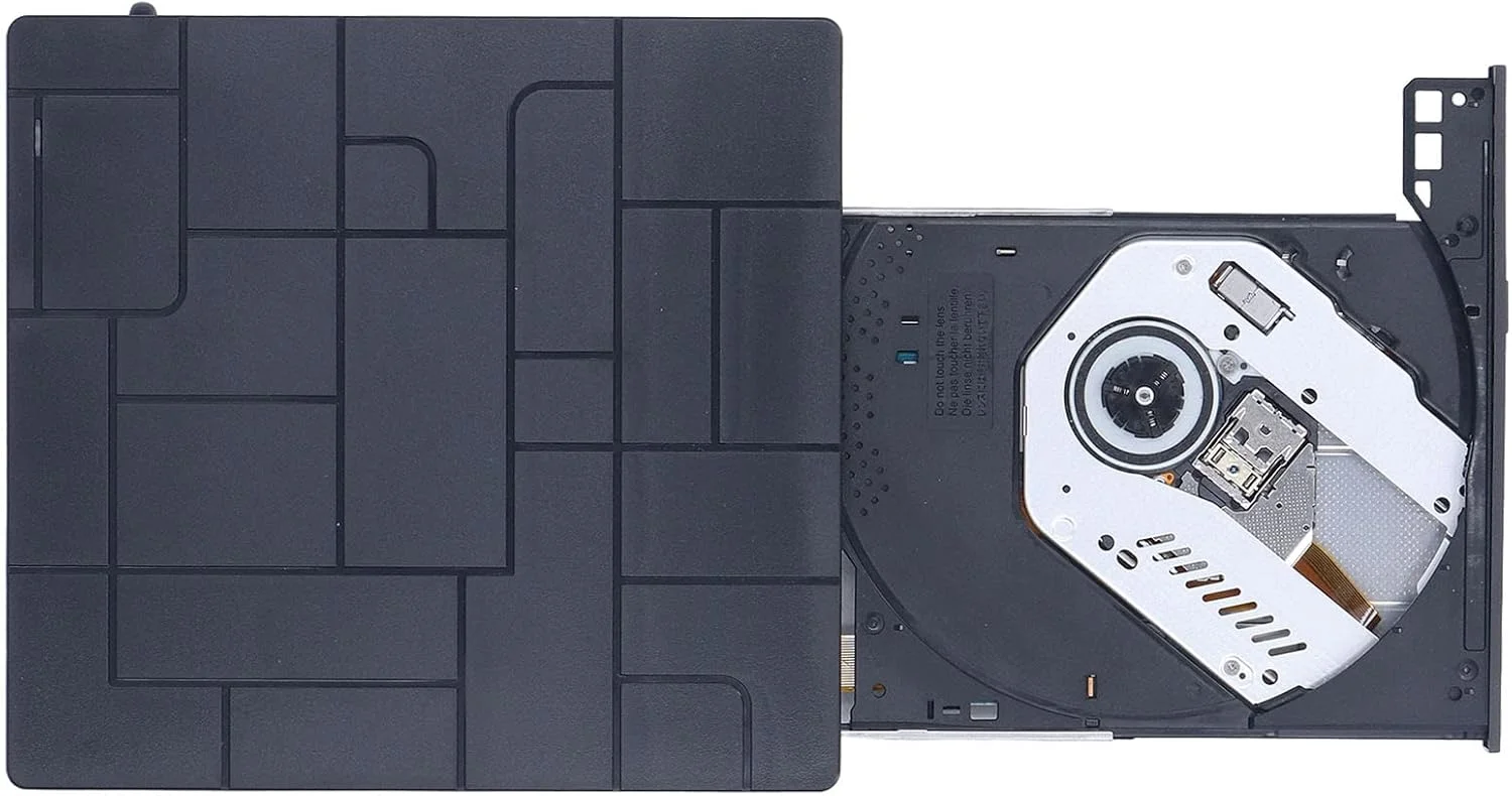 درایو DVD اکسترنال، سی دی رایتر قابل حمل 6 در 1 با 6 رابط هاب، پشتیبانی از USB2.0، USB 3.0، کارت حافظه، کارت ذخیره سازی، حداکثر 1 ترابایت و فرمت های مختلف دیسک برای لپ تاپ