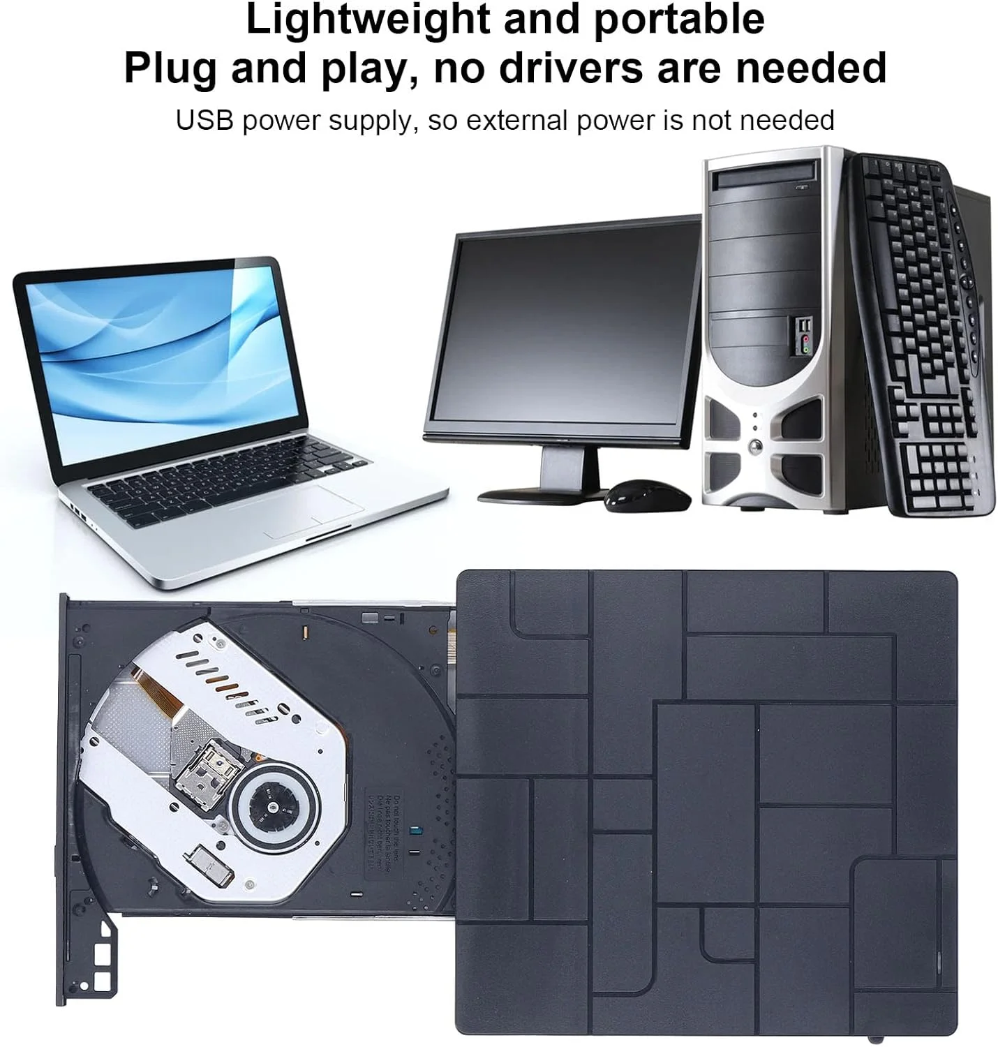 درایو DVD اکسترنال، سی دی رایتر قابل حمل 6 در 1 با 6 رابط هاب، پشتیبانی از USB2.0، USB 3.0، کارت حافظه، کارت ذخیره سازی، حداکثر 1 ترابایت و فرمت های مختلف دیسک برای لپ تاپ درایو DVD اکسترنال، سی دی رایتر قابل حمل 6 در 1 با 6 رابط هاب، پشتیبانی از USB2.0، USB 3.0، کارت حافظه، کارت ذخیره سازی، حداکثر 1 ترابایت و فرمت های مختلف دیسک برای لپ تاپ