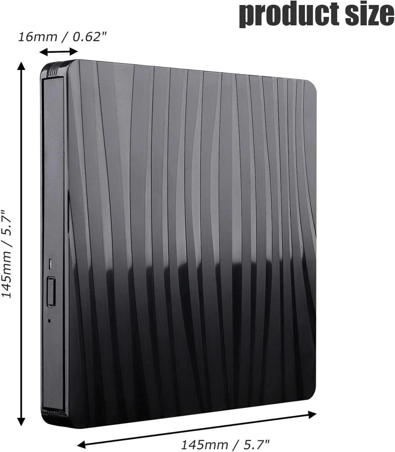 درایو DVD اکسترنال، درایو CD DVD +/-RW ROM قابل حمل USB 3.0 و Type-C برای لپ تاپ PC دسکتاپ، CD DVD Burner Reader سازگار با سیستم عامل های Windows XP / 2003 / Vista /7 /8/10/11 Linux