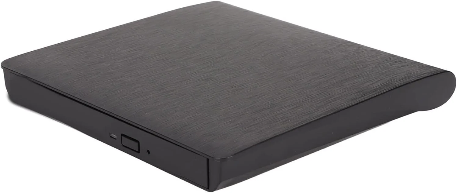 درایو DVD اکسترنال، درایو USB DVD RW USB3.0 باریک قابل حمل DVD رایتر پلیر برای تبلت، لپ تاپ، اندروید، ویندوز، مک، سیستم عامل، لینوکس، سرعت انتقال 5 گیگابیت بر ثانیه