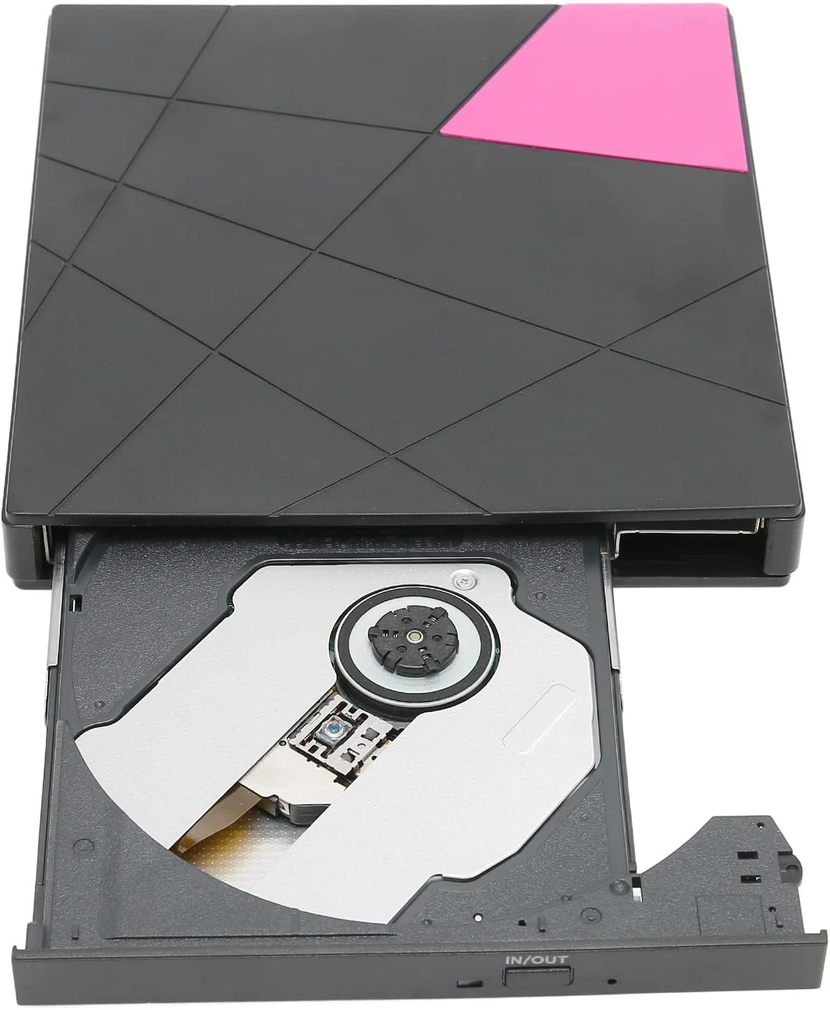 درایو DVD اکسترنال فوق باریک کامپیوتر، USB 3.0 با سرعت 5 گیگابیت بر ثانیه، رایتر CD DVD قابل حمل و باریک، سازگار با ویندوز XP/7/8/10، سیستم عامل مک، لینوکس، برای لپ تاپ، کامپیوتر و دسکتاپ