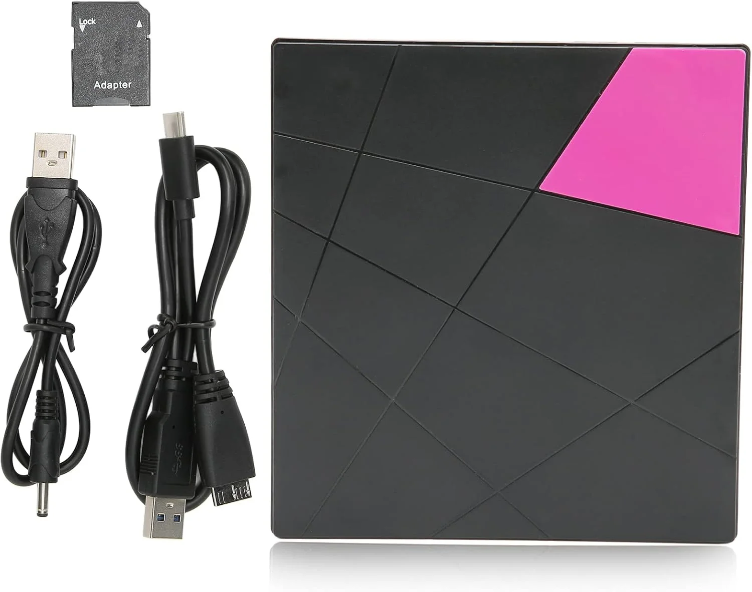 درایو DVD اکسترنال فوق باریک کامپیوتر، USB 3.0 با سرعت 5 گیگابیت بر ثانیه، رایتر CD DVD قابل حمل و باریک، سازگار با ویندوز XP/7/8/10، سیستم عامل مک، لینوکس، برای لپ تاپ، کامپیوتر و دسکتاپ