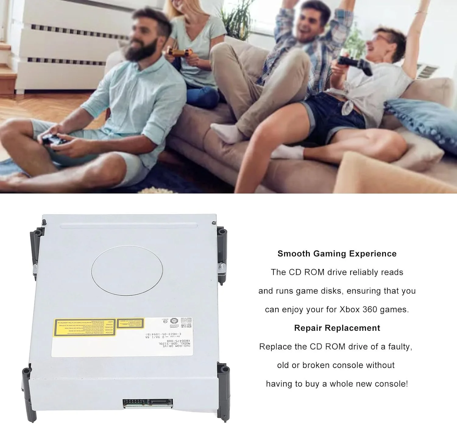 درایو نوری CD DVD ROM اکسترنال جایگزین برای کنسول بازی ایکس باکس 360