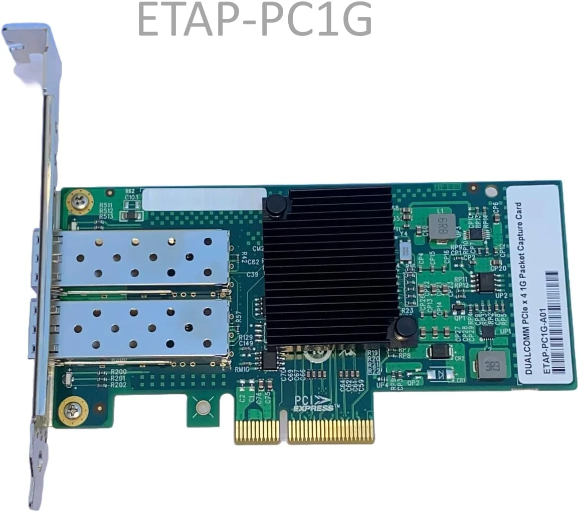 کارت ضبط بسته های اطلاعاتی PCIe 1G-10G، کارت تب شبکه (ETAP-PC1G)