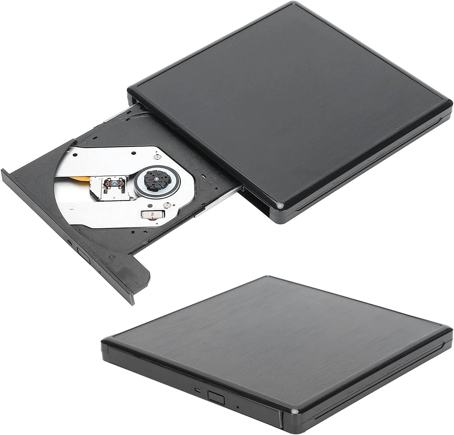 دی وی دی رایتر اکسترنال USB3.0 Type-C، درایو نوری دوگانه اکسترنال برای لپ تاپ، کامپیوتر و موبایل، سازگار با سیستم عامل های WindowsXP /2003/Vista /7 /Linux/OS X 10