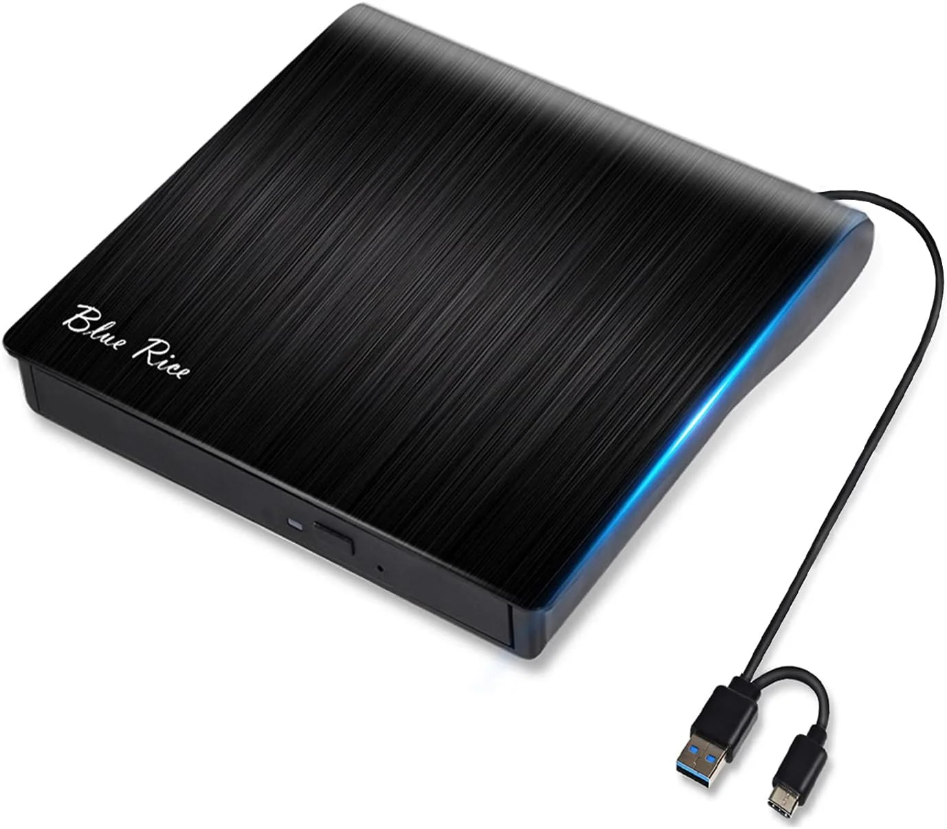 درایو اکسترنال DVD/CD +/- RW برای لپ تاپ، کامپیوتر، مک بوک، PC، لینوکس، مک OS، ویندوز 7/8/10/XP/Vista، USB 3.0 قابل حمل CD DVD ROM رایتر و رکوردر