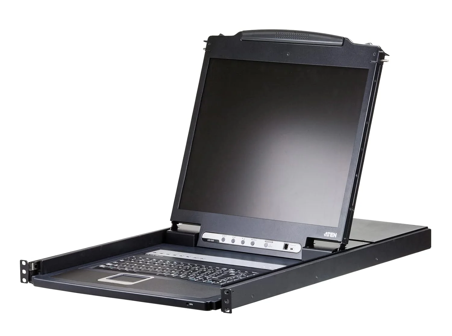 سوئیچ KVM ای‌ تی‌ ان CL1308N با صفحه نمایش 48 سانتی‌متری TFT VGA PS/2-USB 8 پورت با صفحه کلید استاندارد