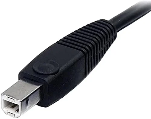 کابل سوییچ KVM دیسپلی پورت USB چهاردریچه به یک StarTech.com با طول 1.8 متر به همراه صدا و میکروفون (DP4N1USB6)، مشکی