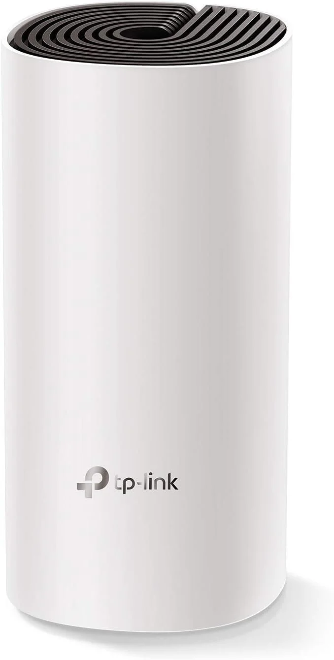 روتر وای فای مش TP-Link Deco برای کل خانه - روتر بی سیم گیگابیتی دو بانده، پشتیبانی از Beamforming، MU-MIMO، IPv6 و کنترل والدین، پوشش تا 185 متر مربع (Deco M4 تک بسته) (بازسازی شده)