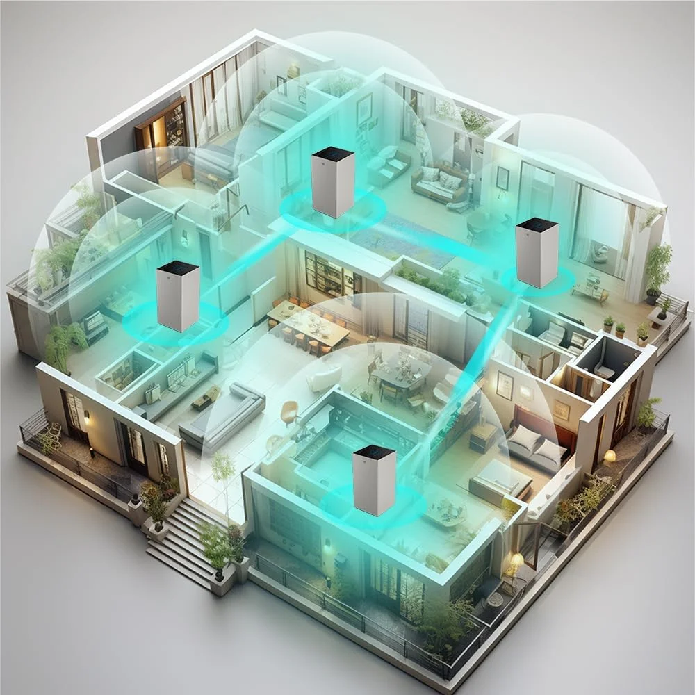 روتر گیمینگ مش وای فای 7 BE11000 Predator Connect T7 | موتور اولویت بندی اینتل کیلر | پوشش دهی تا 270 متر مربع | پشتیبانی تا 200 دستگاه | دارای پورت های 2.5Gbps WAN و 2 پورت 1Gbps LAN | امنیت اینترنتی مادام العمر