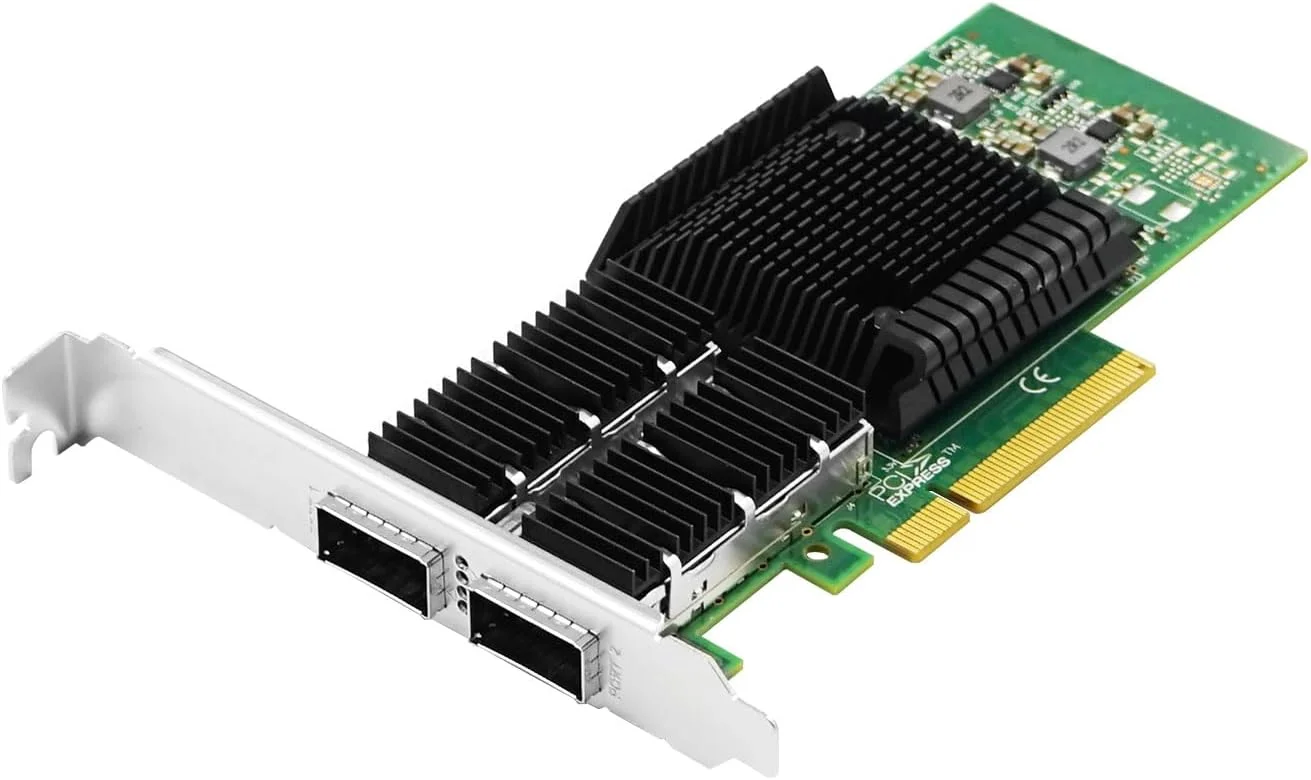 آداپتور شبکه اترنت QSFP+ دو پورت نوری PCIe x8 40G (مبتنی بر MellanoX ConnectX-3)