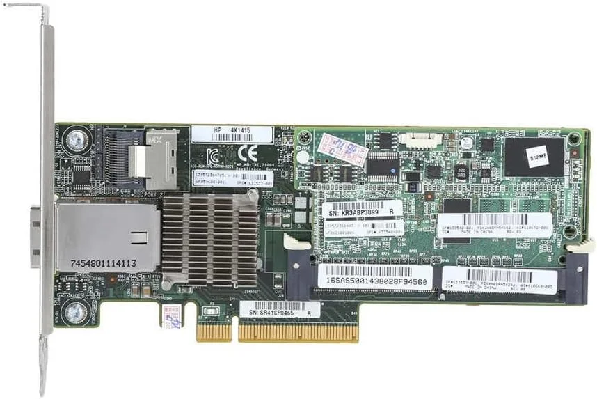 کارت آرایه خارجی با سرعت انتقال 6 گیگابیت بر ثانیه و حافظه کش 512 مگابایتی، ماژول آداپتور کنترلر شبکه PCIe