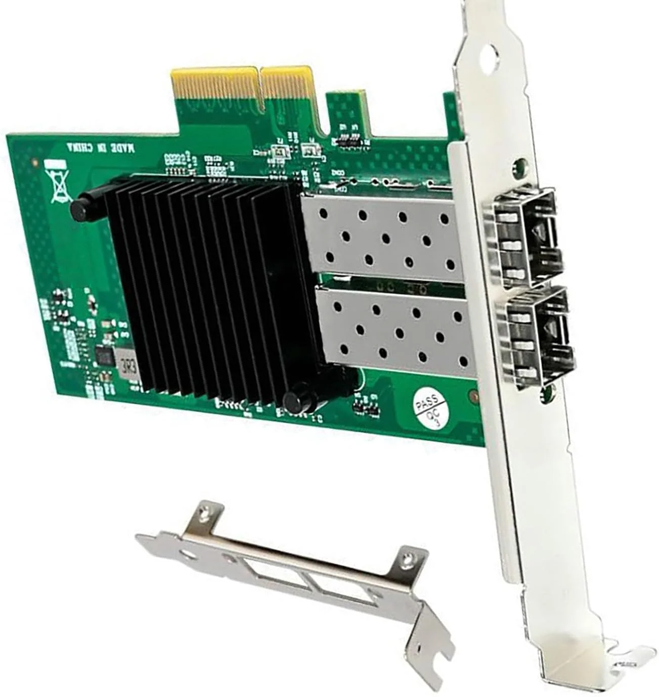 آداپتورهای اترنت 10G PCIE با چیپست 82599ES X520-DA2، آداپتورهای اترنت SFP+ تک/دو پورت برای کارت دسکتاپ