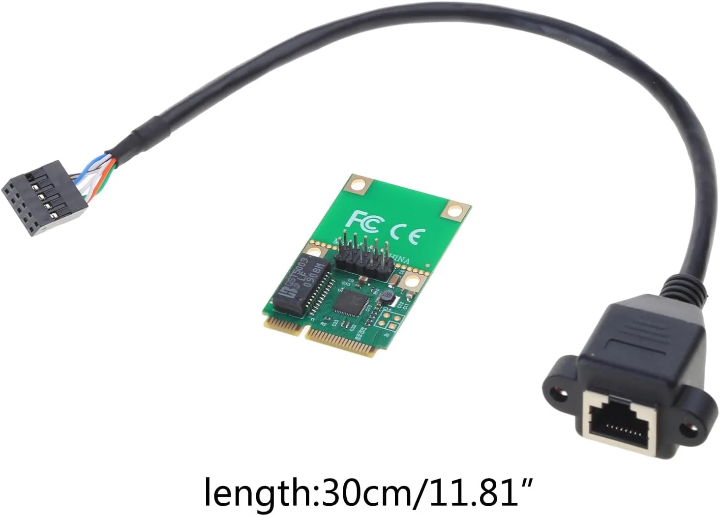کارت شبکه گیگابیتی Mini PciE به RJ45 آداپتور کارت پرسرعت 1000 مگابیت بر ثانیه اترنت گیگابیتی RJ45 Pci-e