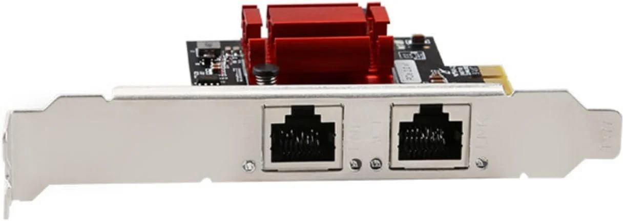 کارت شبکه گیگابیتی PCIE با چیپ 82575 82576، کارت شبکه دسکتاپ 10/100/1000 مگابیت بر ثانیه اترنت آداپتور برای کامپیوتر