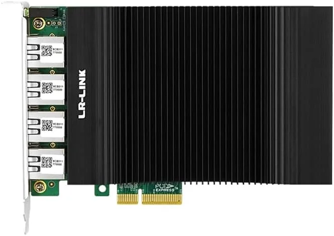 کارت فریم‌گربر ویژن چهار پورت POE+ 2.5G با رابط PCIe x4 (مبتنی بر Intel I226)