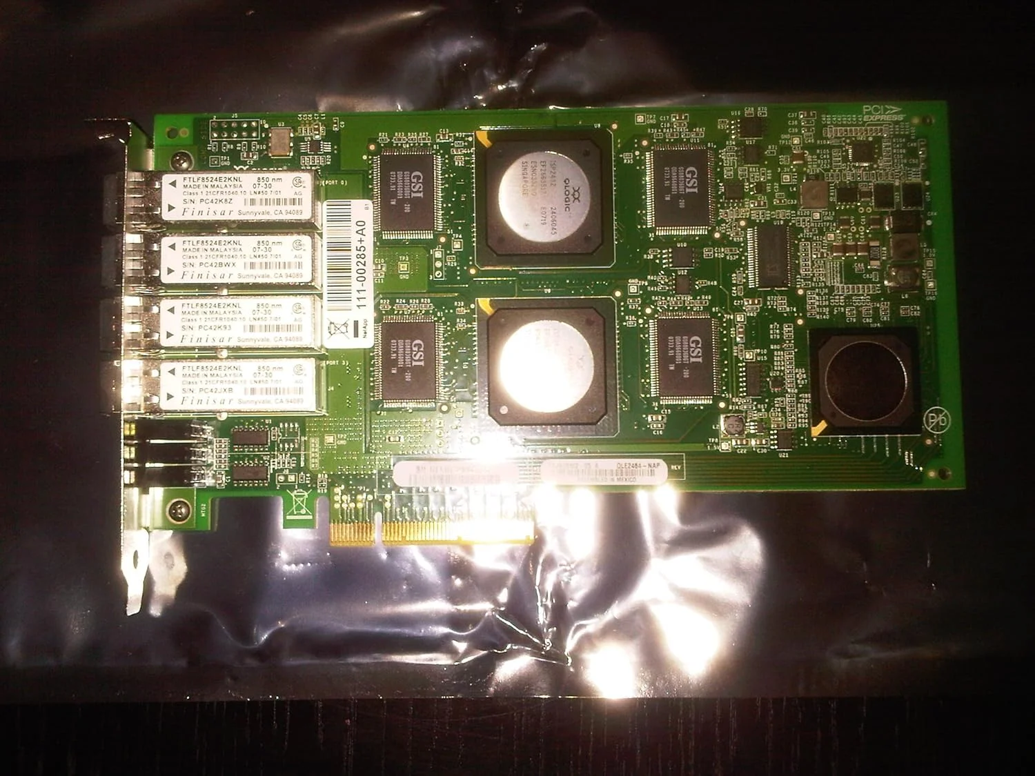 آداپتور شبکه QLogic 4GB چهار پورت FC HBA PCIE8 LC مالتی مود