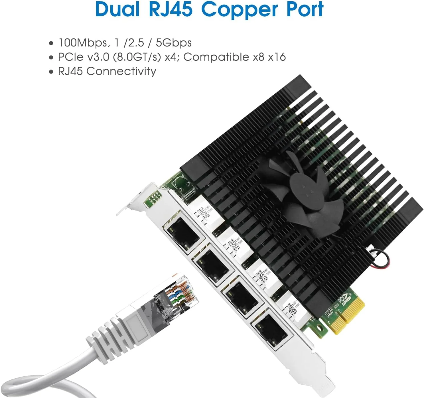 کارت فریم‌گربر ویژن 5G چهار پورت PCIe3.0 x4