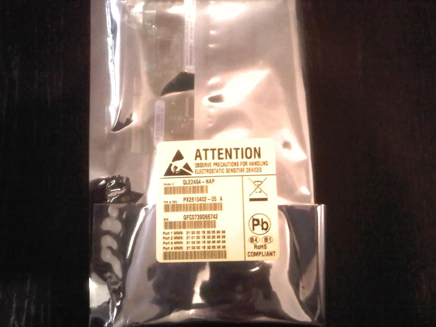 آداپتور شبکه QLogic 4GB چهار پورت FC HBA PCIE8 LC مالتی مود