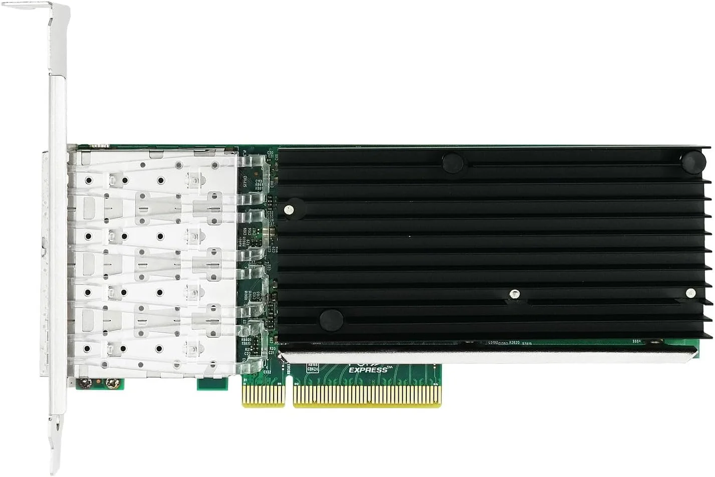 آداپتور شبکه سرور چهار پورت 10G PCIe x8، رابط نوری SFP+، مدل LREC9814AF-4SFP+