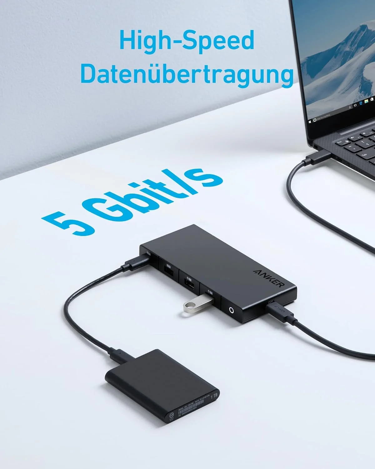 هاب USB-C انکر 364 (10 در 1، دوگانه 4K HDMI) با حداکثر توان 100 وات، دو پورت HDMI 4K، یک پورت آپاستریم و 4 پورت داده A و C برای لپتاپهای دل، ThinkPad و غیره هاب USB-C انکر 364 (10 در 1، دوگانه 4K HDMI) با حداکثر توان 100 وات، دو پورت HDMI 4K، یک پورت آپاستریم و 4 پورت داده A و C برای لپتاپهای دل، ThinkPad و غیره