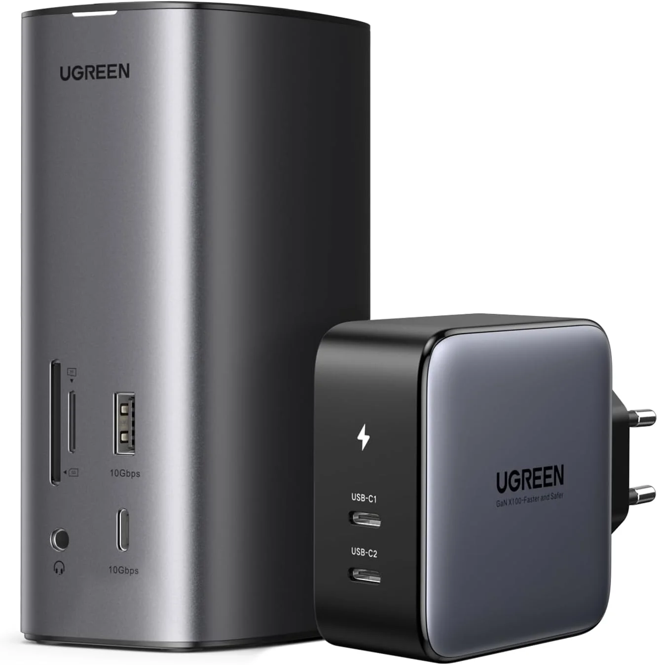 داک استیشن UGREEN Revodok Pro 312 Displaylink با نمایشگر سه گانه برای macOS M1 M2 MacBook و Windows (با درایور یکپارچه)، داک USB C دوازده در یک با شارژر 100W GaN، دو HDMI، DP، پورت USB 10Gbps داک استیشن UGREEN Revodok Pro 312 Displaylink با نمایشگر سه گانه برای macOS M1 M2 MacBook و Windows (با درایور یکپارچه)، داک USB C دوازده در یک با شارژر 100W GaN، دو HDMI، DP، پورت USB 10Gbps