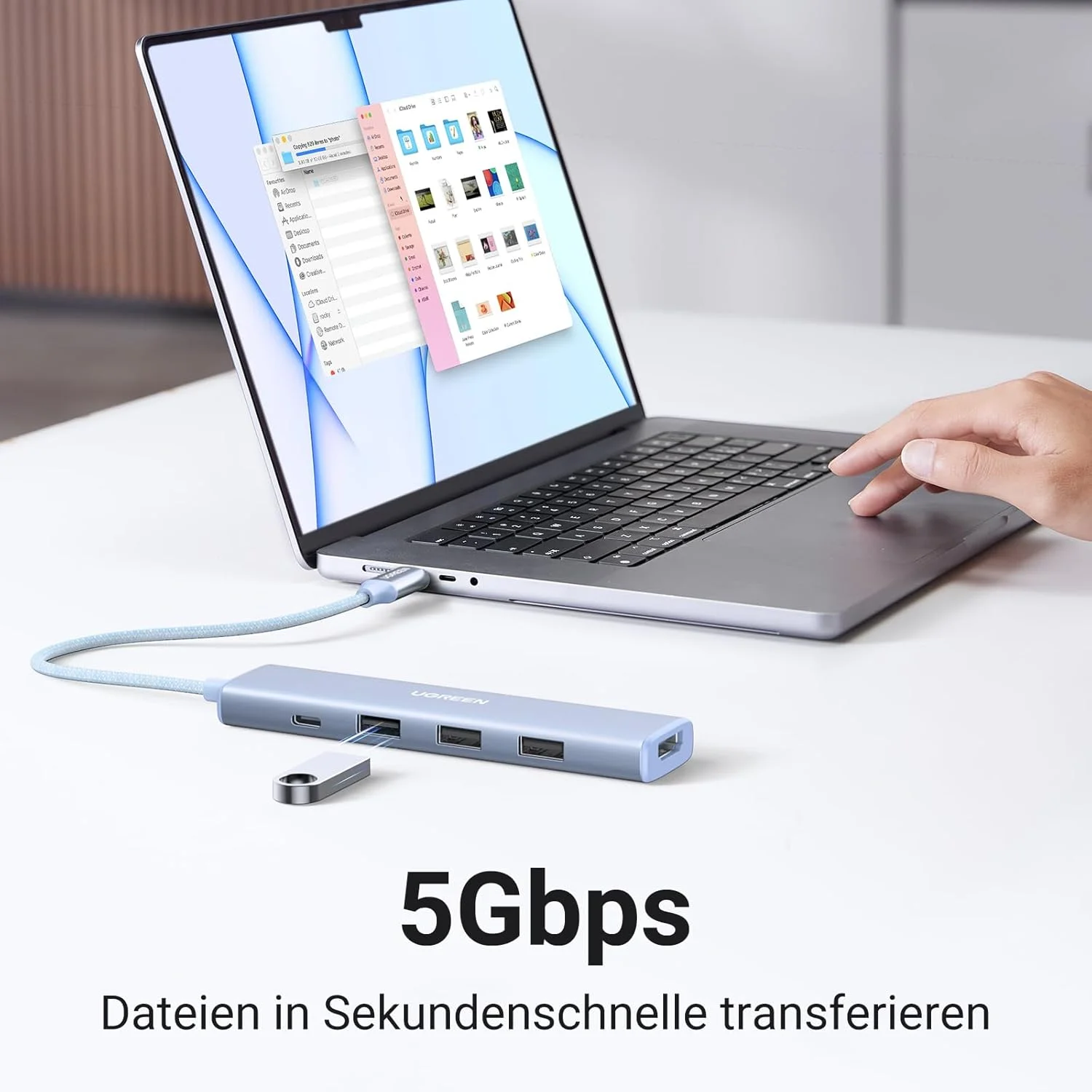 هاب USB C یوگرین Revodok سری شیک، آداپتور USB C با PD100W، HDMI 4K، 3 پورت USB A 3.0 سازگار با iMac، iPhone 15، Galaxy S24، Surface، MacBook Pro/Air، iPad Pro/Air، Steam Deck و غیره (آبی) هاب USB C یوگرین Revodok سری شیک، آداپتور USB C با PD100W، HDMI 4K، 3 پورت USB A 3.0 سازگار با iMac، iPhone 15، Galaxy S24، Surface، MacBook Pro/Air، iPad Pro/Air، Steam Deck و غیره (آبی)