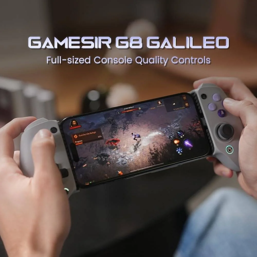 گیم پد موبایل گیمینگ GameSir G8 Galileo Type-C با جوی استیک های Hall Effect، تریگر Hall و جک صوتی 3.5 میلی متری | G8 Galileo