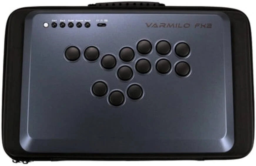 کیبورد بازی Varmilo FK2 با اولین سوئیچ‌های نقره‌ای القایی CHERRY MX، تریگرهای سریع، کنترلر بدون اهرم، قابل اعتماد و بادوام، مشکی کلاسیک | FK2