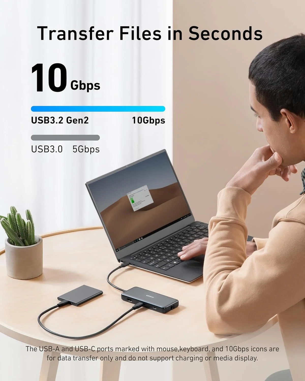 هاب داکینگ USB-C انکر 555 (8 در 1) آداپتور PowerExpand، تحویل برق 100 وات، HDMI 4K 60 هرتز، پورت های داده USB-C و 2 USB-A با سرعت 10 گیگابیت بر ثانیه، پورت اترنت، کارت خوان حافظه microSD و SD، برای مک بوک پرو و غیره هاب داکینگ USB-C انکر 555 (8 در 1) آداپتور PowerExpand، تحویل برق 100 وات، HDMI 4K 60 هرتز، پورت های داده USB-C و 2 USB-A با سرعت 10 گیگابیت بر ثانیه، پورت اترنت، کارت خوان حافظه microSD و SD، برای مک بوک پرو و غیره