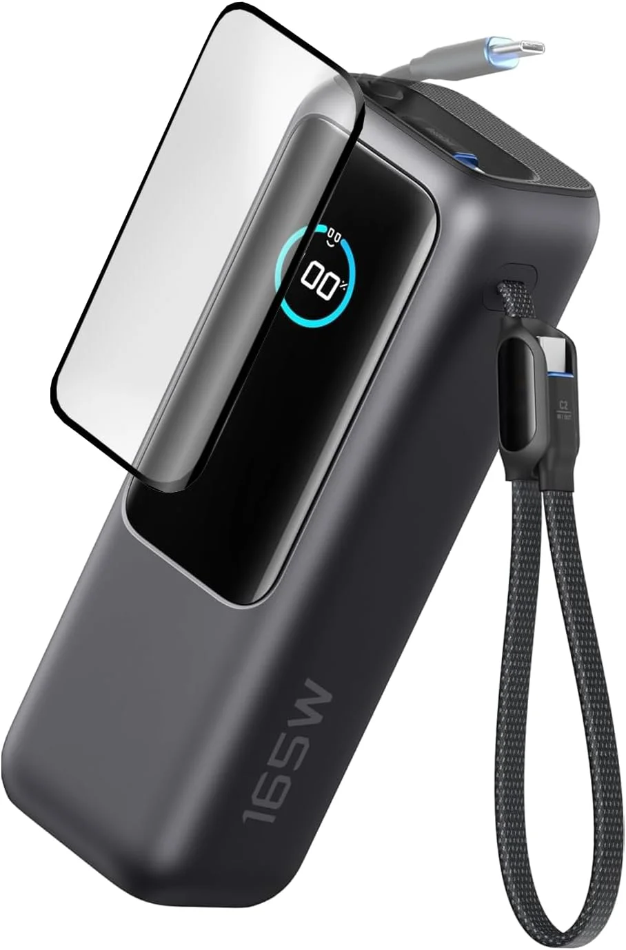 محافظ صفحه نمایش Truwild سازگار با پاور بانک لپ تاپ Anker (A1695)، محافظ شیشه ای سخت با درجه سختی 9H، فیلم پوشش کامل ضد خرد شدن با لبه های منحنی دقیق، بدون حباب/جداشدگی محافظ صفحه نمایش Truwild سازگار با پاور بانک لپ تاپ Anker (A1695)، محافظ شیشه ای سخت با درجه سختی 9H، فیلم پوشش کامل ضد خرد شدن با لبه های منحنی دقیق، بدون حباب/جداشدگی