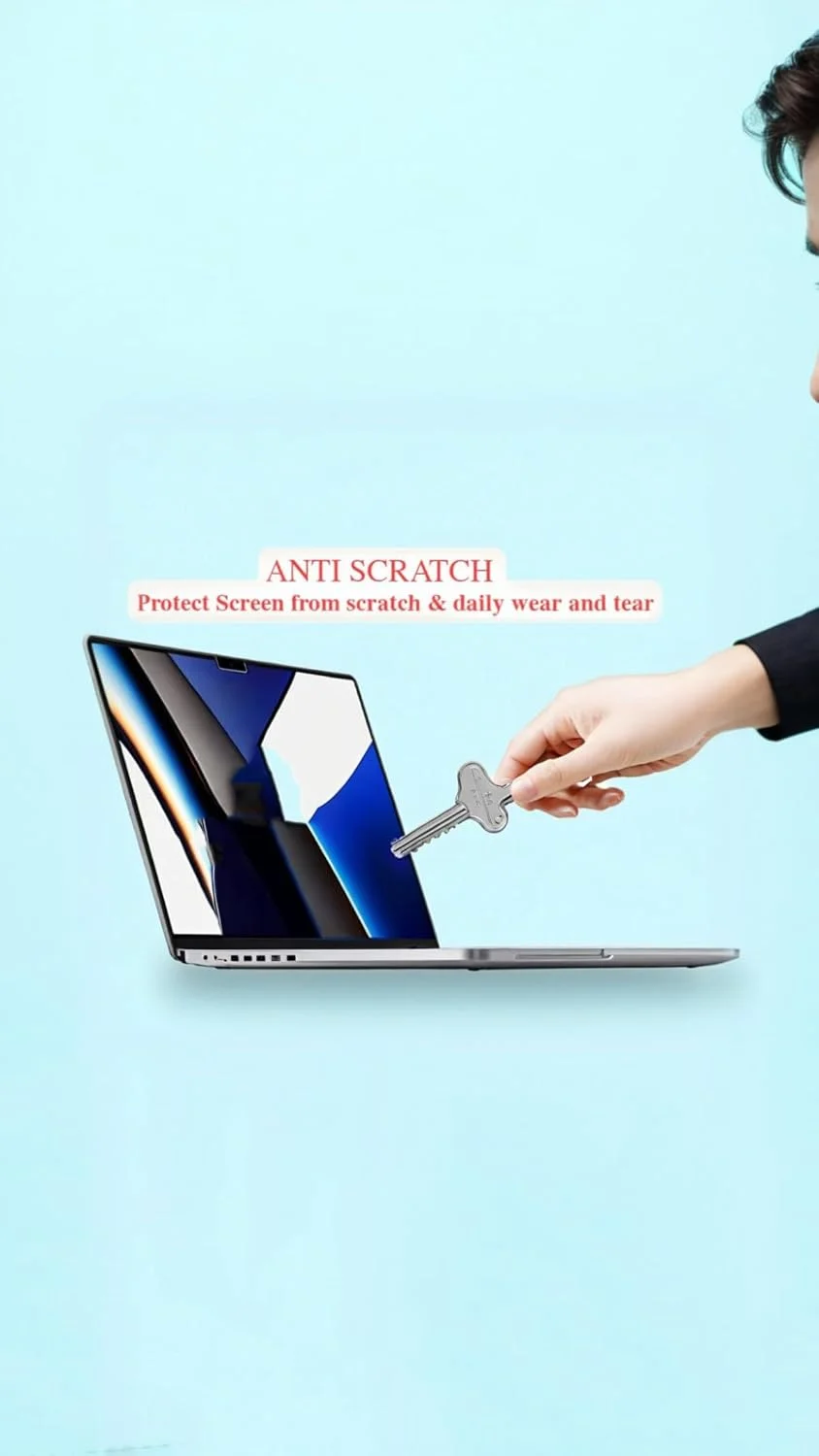 محافظ صفحه نمایش مات Sweet seven® سازگار با مک بوک پرو 14 اینچ - ضد تابش نور/ضد خش، سازگار با مدل 2021، 2 عدد