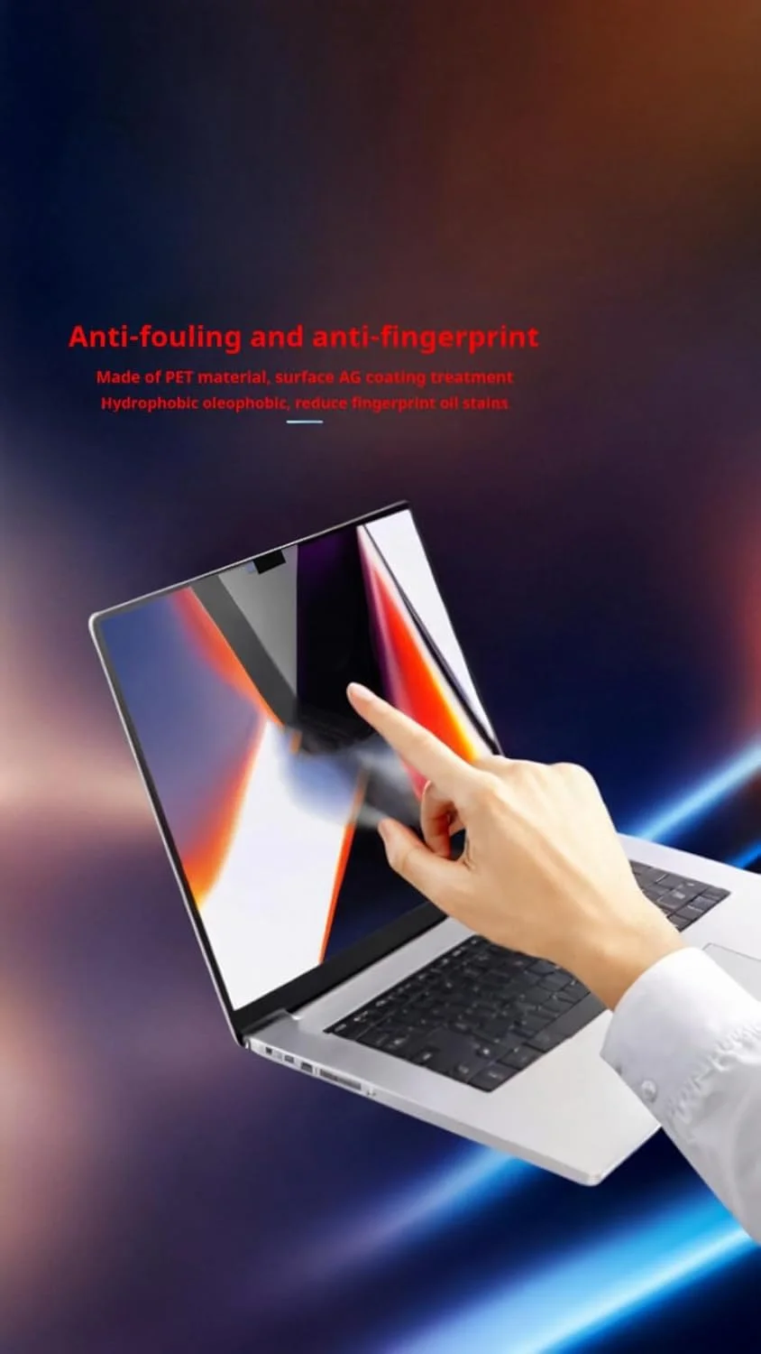 محافظ صفحه نمایش ضد تابش و ضد انعکاس Sweet seven® سازگار با مک بوک پرو 16 اینچ - سازگار با مدل های 16.2 اینچی A2780 - مقاوم در برابر خراش، محافظ دید شفاف و افزایش وضوح صفحه نمایش