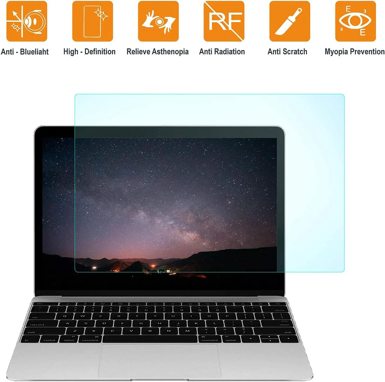 محافظ صفحه نمایش لپ تاپ 11.6 اینچی THMINS بسته 2 عددی - فیلتر نور آبی و ضد تابش، محافظ صفحه نمایش مسدود کننده نور آبی و ضد تابش نور برای لپ تاپ 11.6 اینچی با نسبت تصویر 16:9