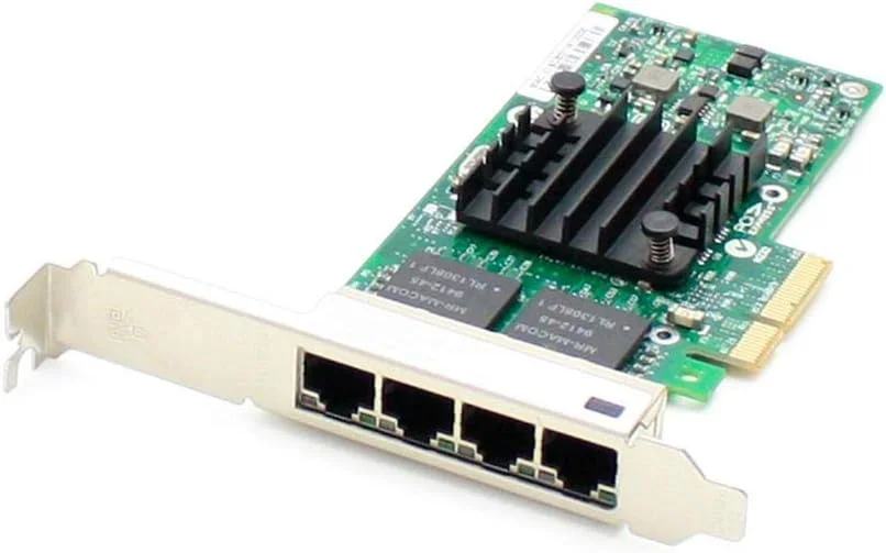 کارت شبکه چهارتایی 10/100/1000Mbs Add On HP 647594-B21 سازگار با پورت RJ-45 باز 100 متری PCIe x4 - 100% سازگار و تضمین شده برای کارکرد