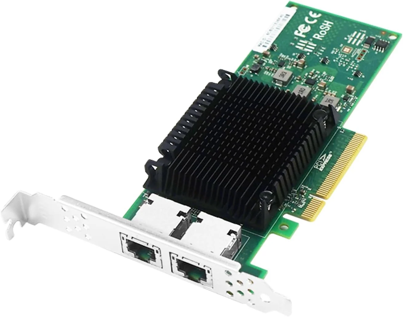 آداپتور شبکه اترنت 10G مسی دو پورت PCIe x8