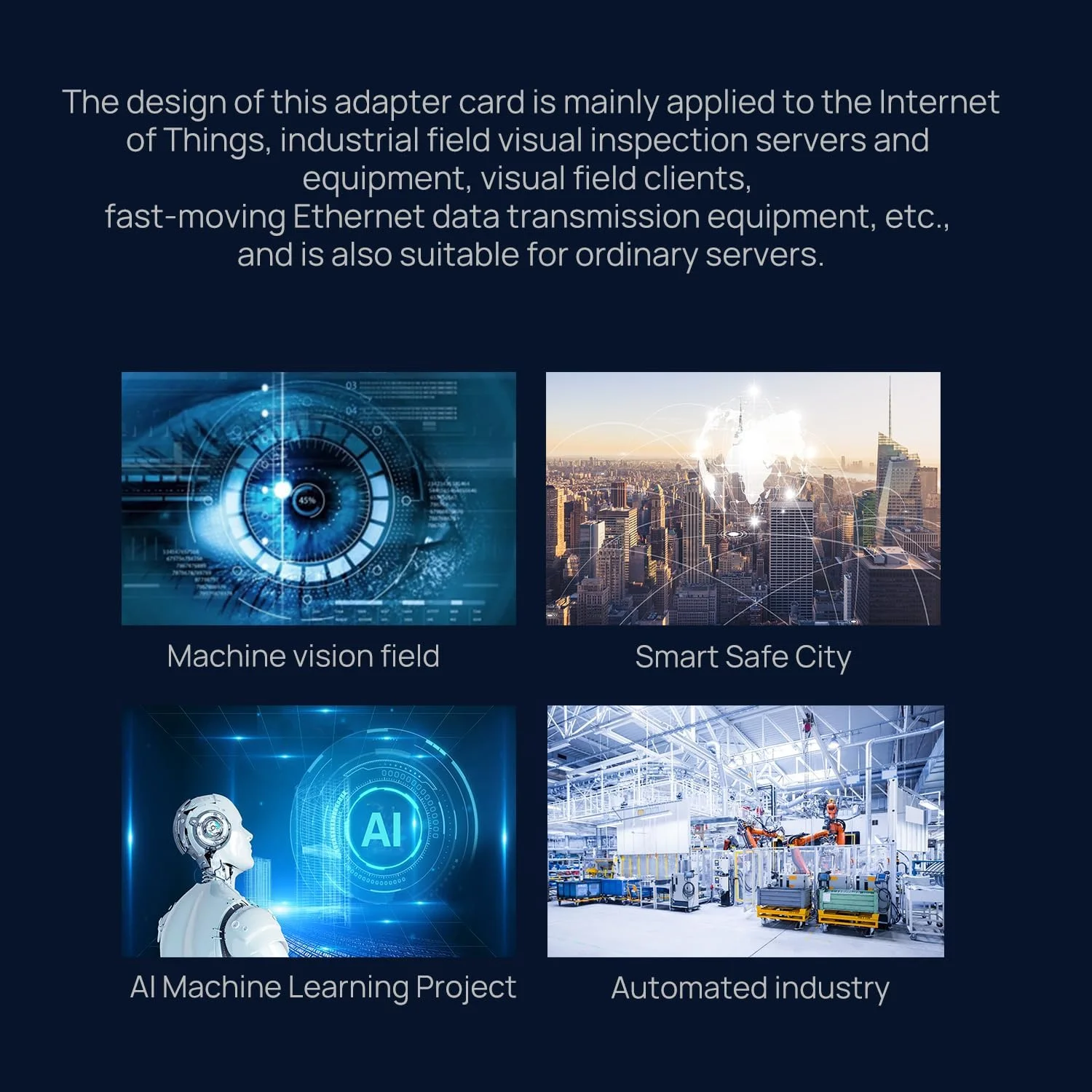 آداپتور سرور گیگابیتی دو پورت مسی PCIe x4 (اینتل I350)