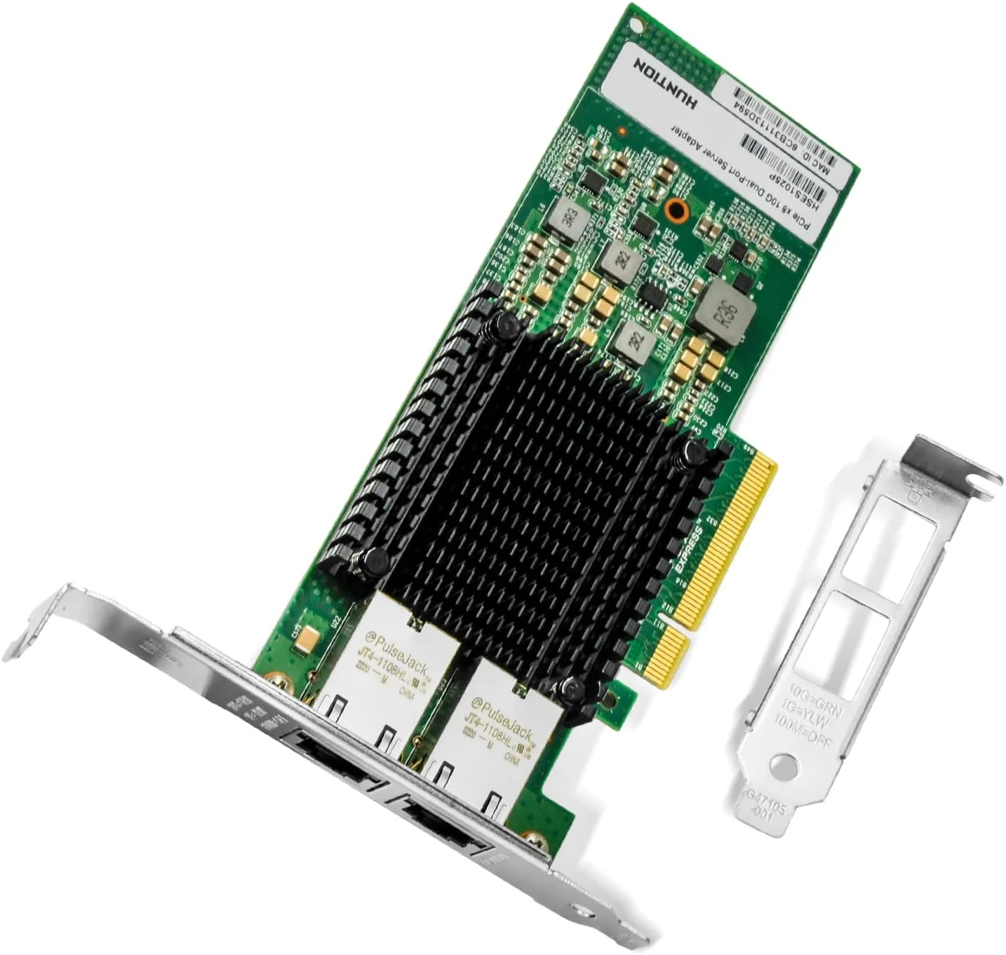 آداپتور شبکه اترنت 10G دو پورت مسی PCIe x8