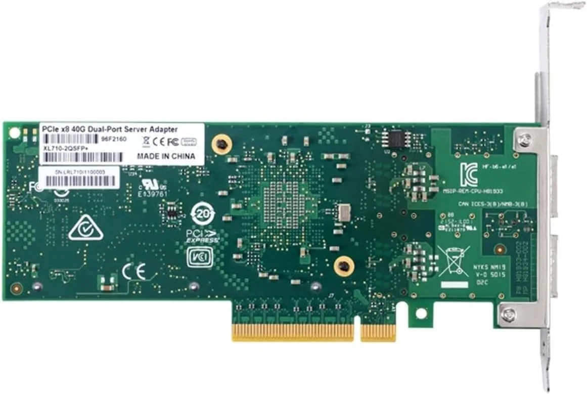 کارت شبکه دو پورت چهال گیگابیت بر ثانیه XL710-QDA2 40G PCIEX8